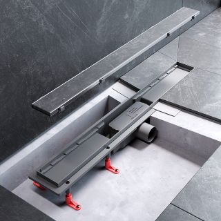 Душевой лоток AM.PM PrimeFlow 70 W02SC-U11-070-04SB с решеткой Хром матовый / под плитку Tile